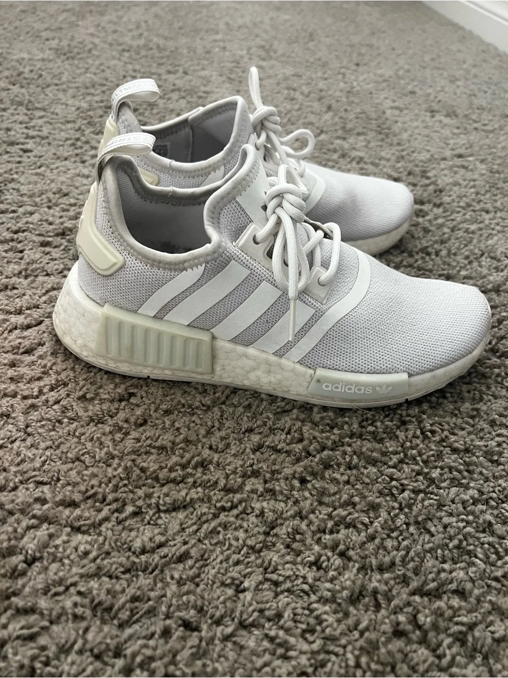 adidas White NMD_R1 Sneakers